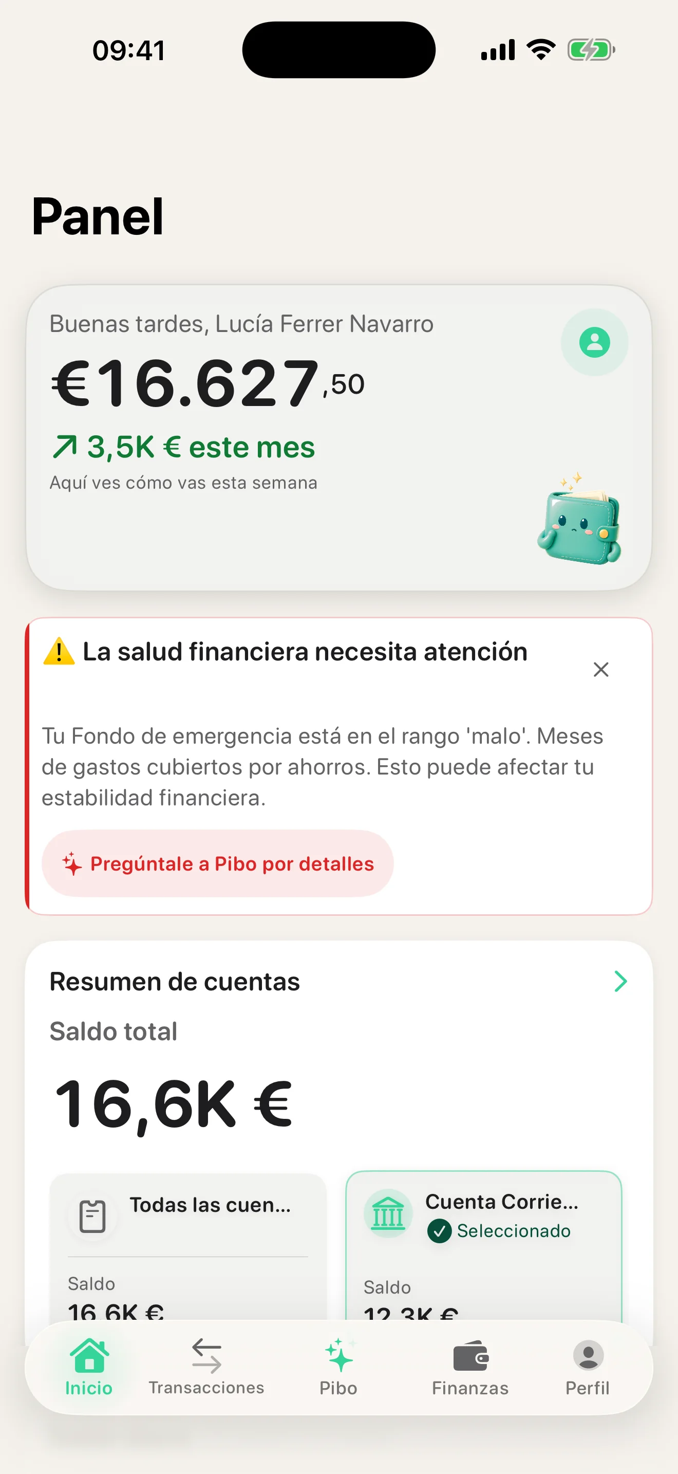 Resumen financiero